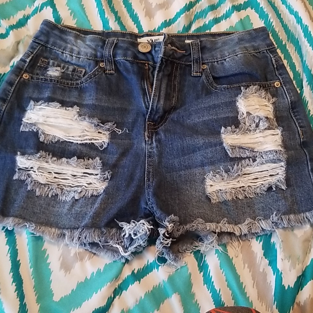 YMI Distressed denim shorts